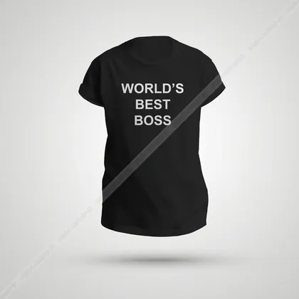 تیشرت Office طرح World's Best Boss
