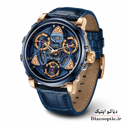 ساعت مچی مردانه اورجینال موتور ژاپن برند مینی فوکوس مدل Mf0249G.04 بند چرم
