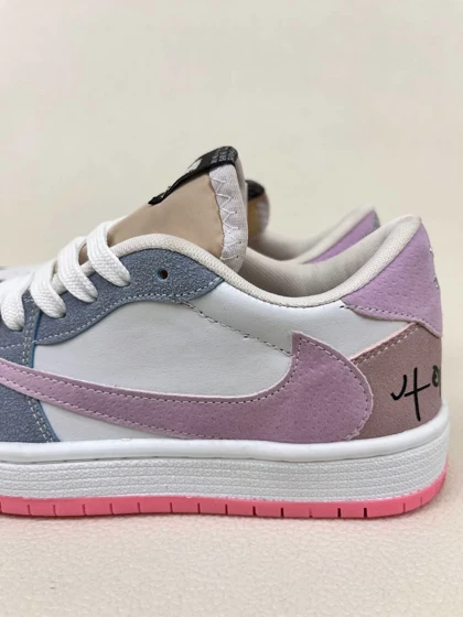 کتانی زنانه ایر جردن وان لو اسکات تراویس نایک AIR jordan 1 | کتانی ونس زنانه ایر جردن وان لو اسکات تراویس نایک AIR jordan 1 low Travis Scott کد 943 کد 351