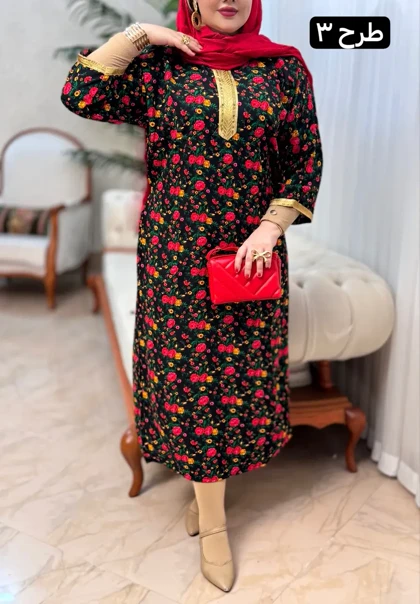 پیراهن نخ طلاکوب 3167