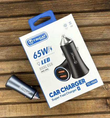 شارژر فندکی توربو شارژ تریکتtc-1023