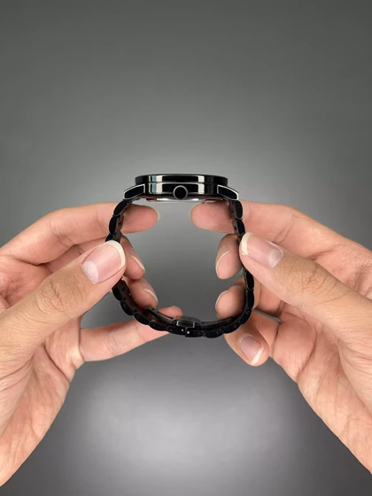 ساعت مچی اسکمی رینگی بند مشکی طرح 1 Skmei