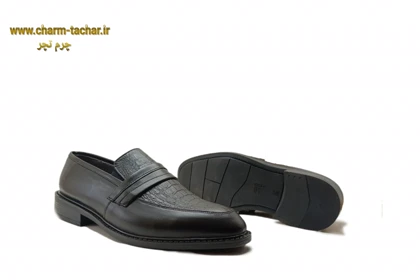 کفش کالج مجلسی کروکو چرم طبیعی گاویbl916