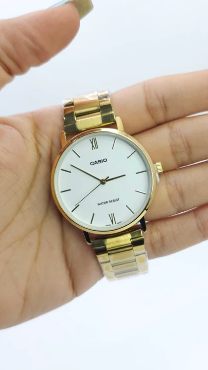 ساعت مچی مردانه کاسیو Casio MTP-1302 طراحی مینیمال با اعداد یونانی