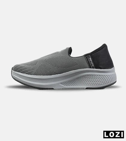 کفش کتانی طبی ورزشی طوسی SKECHERS Slip-Ins مدل 8802