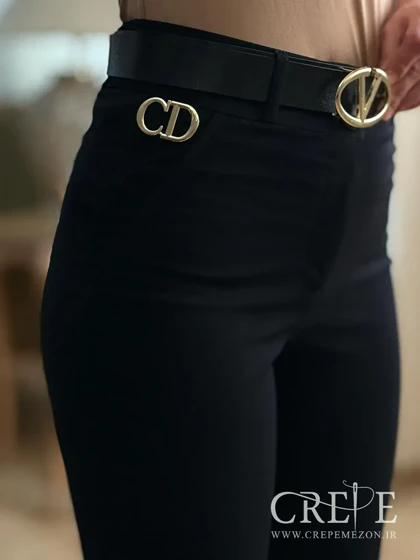 شلوار کلاریتا دمپا کمردار قد 110