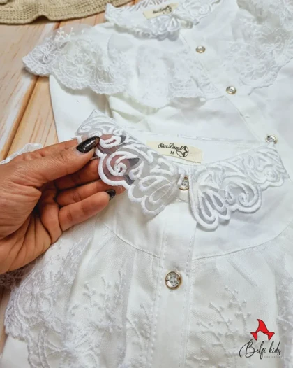 شومیز گیپور دخترانه