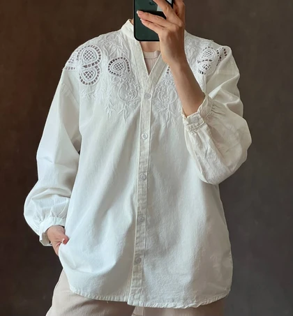 شومیز گلدوزی