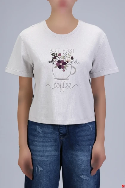 تیشرت زنانه کد 04517