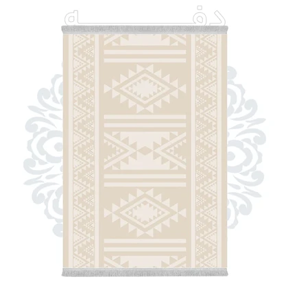 فرشینه از جنس پارچه هازان مخمل ترک طرح سنتی و مدرن برند دفه کد DHU2