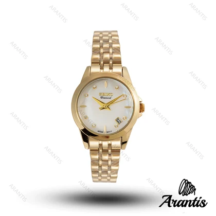 ساعت زنانه سیکو Diamond طلایی w-10201