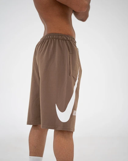 شلوارک بگ ورزشی NIKE قهوه ای