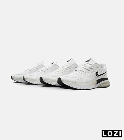 کفش کتانی مردانه سفید مشکی Nike air max pluse