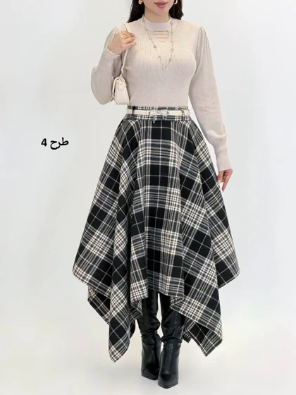 7615-دامن burberry