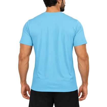 تیشرت ورزشی مردانه نایک مدل Dri Fit-7042 آبی روشن
