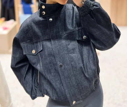 بامبر جکت جین مدل برایتون