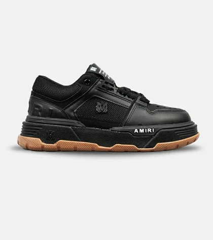 کفش کتانی مشکی قهوه ای AMIRI MA2 Leather