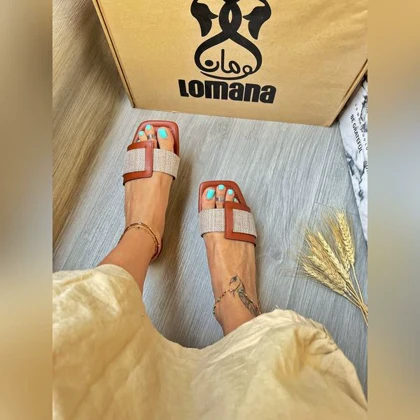 اسلیپر تک بند کتان _ 1449