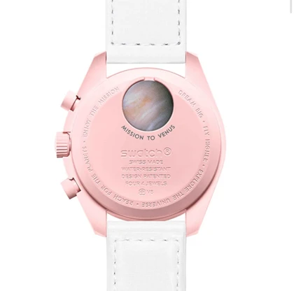 ساعت امگا سواچ ونوس صورتی Omega Swatch to Venus