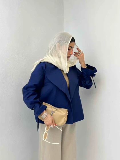 کت ژاکارد آستین بند 120330