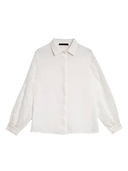 شومیز زنانه کرپ حریر مجلسی 30110