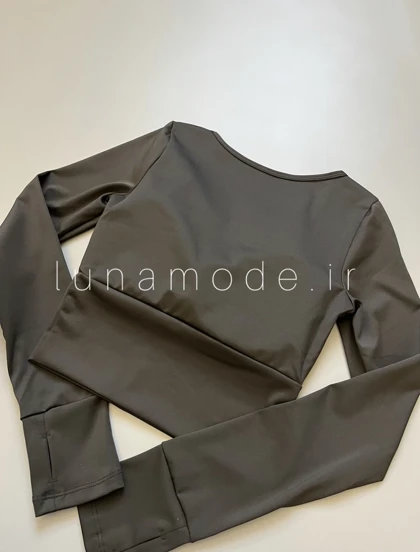 کراپ آستین بلند زنانه فلامنت