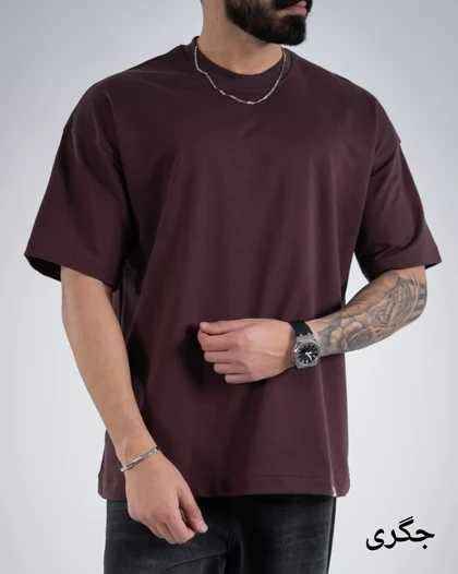 تیشرت بیسیک باکسی-کد4906