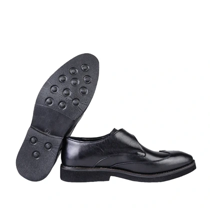 کفش چرم برت سگک دار مردانه 700