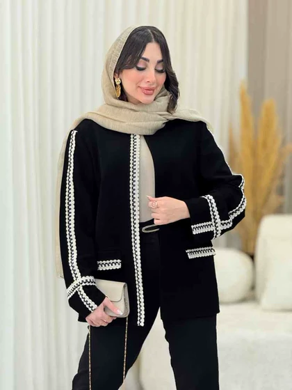 مانتو جیب نما نواردوزی
