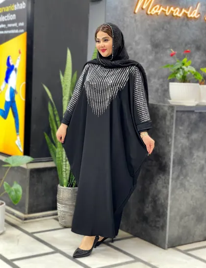 پیراهن عبایی ضحا کد : S285