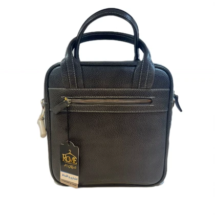 کیف دوشی چرم طبیعی 301 طوسی