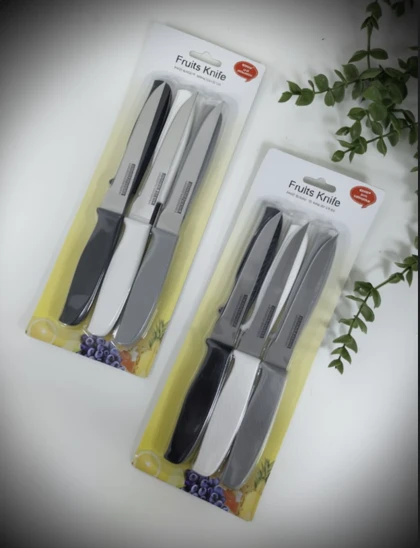 کارد دسته رنگی 6 عددی