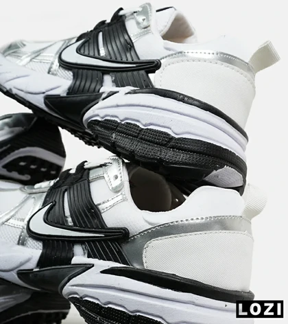 کفش کتانی مردانه و زنانه سفید طوسی مشکی Nike cushlon