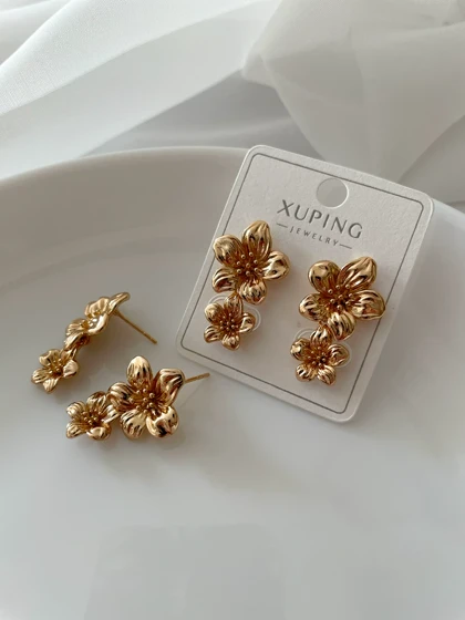 گوشواره فلاور میخی ژوپینگ