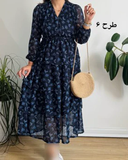 پیراهن حریر مجلسی دلناز
