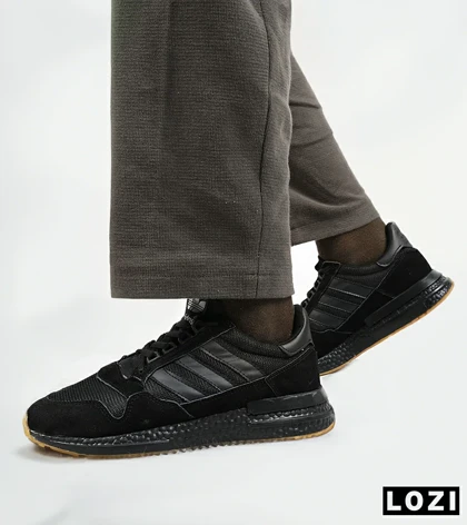 کفش کتانی مردانه مشکی تمام آدیداس adidas ZX 500