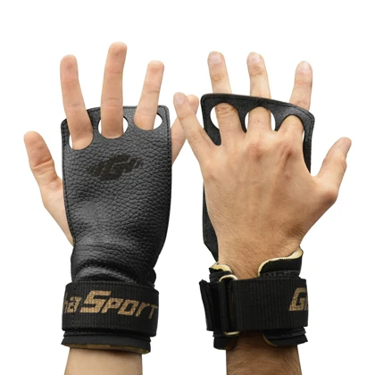 دستکش و مچ بند کراس فیت G Wear مدل ELM-33300 چرمی فری سایز