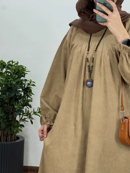 مانتو عبایی بلند رایلی