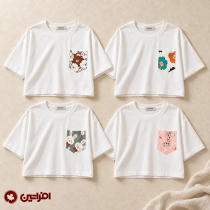 کراپ زنانه فانتزی کد 66121