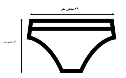 شورت کبریتی آووکادو ( سایز L)