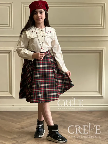 دامن کلوش کشمیر