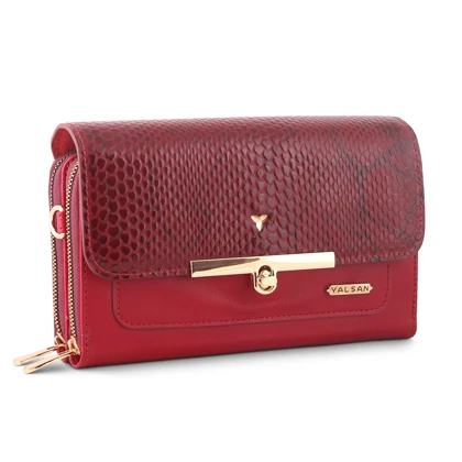 کیف دوشی زنانه چرم یلسان مدل لیندا کد106-MRV