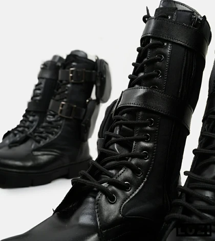 بوت مردانه بگ دار مشکی ZARA مدل 5010