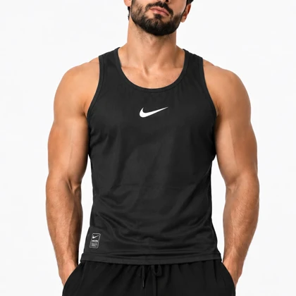 رکابی ورزشی مردانه نایک مدل Dri Fit-YC502 مشکی