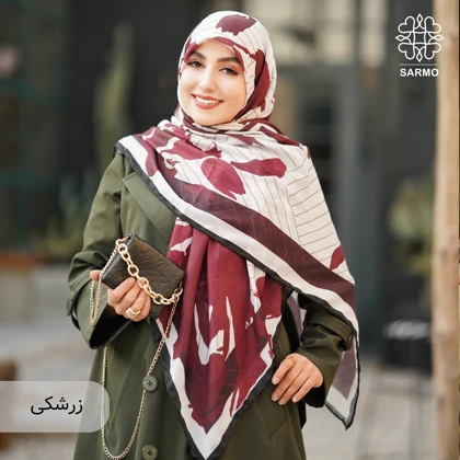 روسری نخ پنبه گلاره