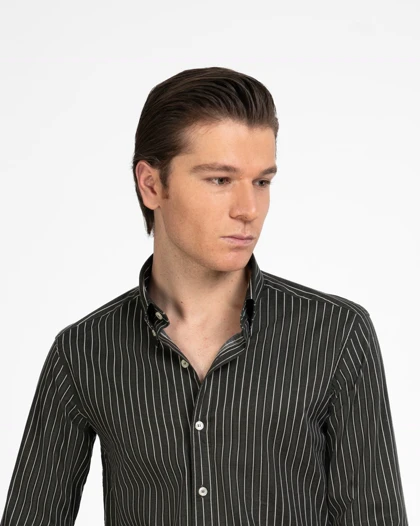 پیراهن مردانه راه راه کد 1861