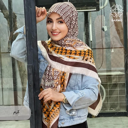 روسری نخ پنبه دیور پیچازی