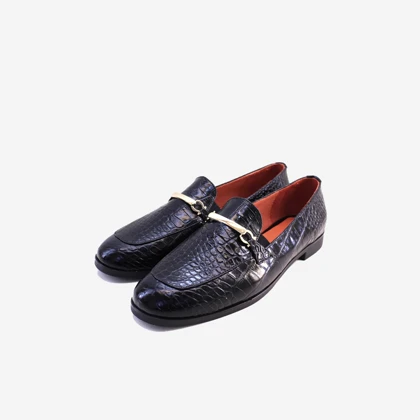کفش تخت چرم زنانه مشکی مدل sh110