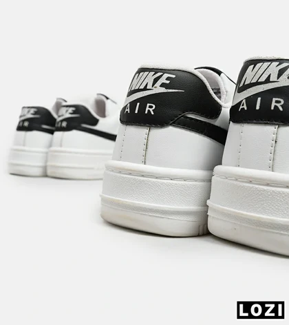 کفش مردانه و زنانه سفید مشکی NIKE AIR FORCE