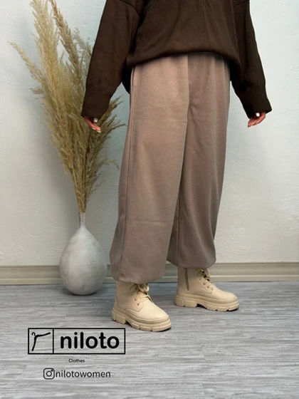 شلوار فوتر جاگر زنانه گرم و راحت (16400)